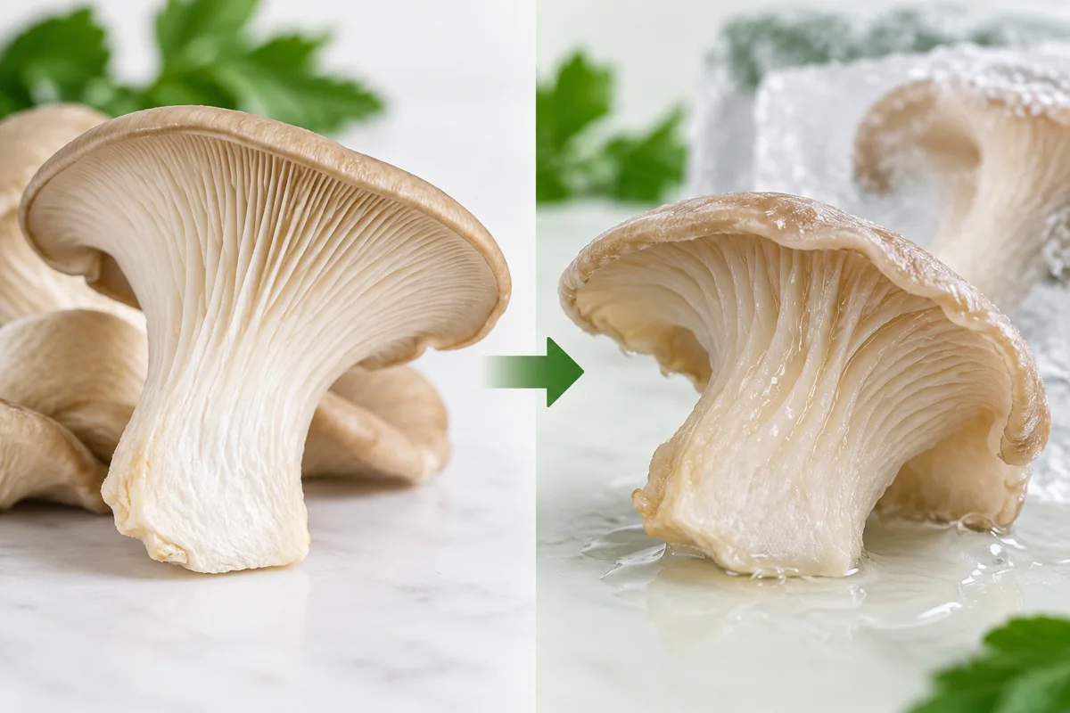 Why Oyster Mushrooms Change So Easily in the Freezer