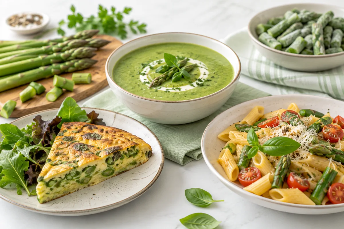 Use No-Blanch Asparagus Where Texture Is Less Exposed