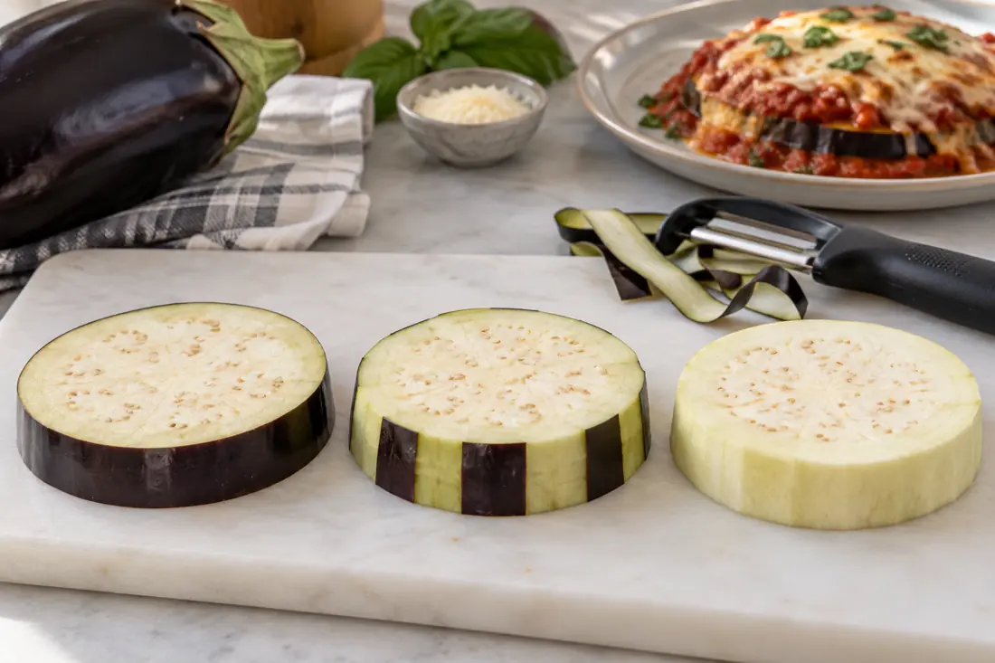 Do You Peel Eggplant for Eggplant Parmesan? preparation comparison Do You Peel Eggplant for Eggplant Parmesan? preparation comparison