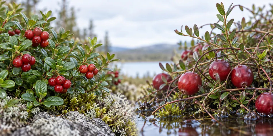 Lingonberry cranberry botanical Lingonberry cranberry botanical